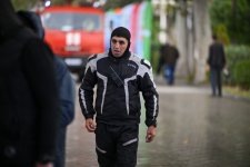 FHN Qəbələ-Xankəndi ultramarafonunda təhlükəsizliyi təmin edib (FOTO)