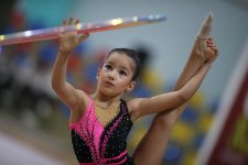 Qazaxda gimnastika üzrə “Grace of Nature” turniri start götürüb (FOTO)
