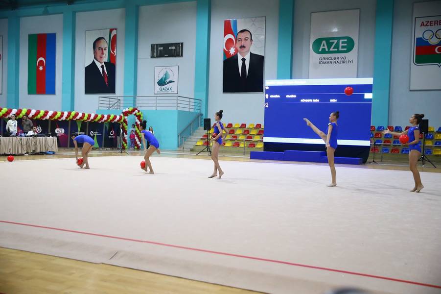 Qazaxda gimnastika üzrə “Grace of Nature” turniri start götürüb (FOTO)
