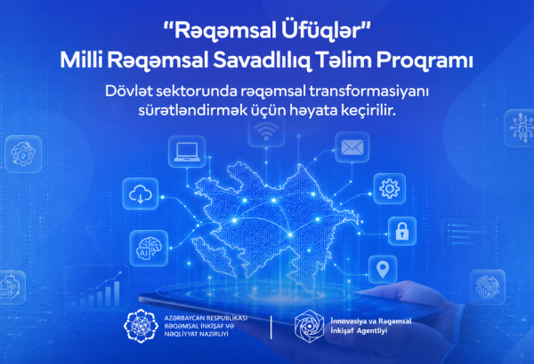 “Rəqəmsal Üfüqlər” Milli Rəqəmsal Savadlılıq Təlim Proqramına start verilib