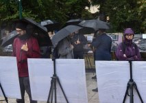 Sarayevoda mina qurbanlarına həsr olunmuş növbəti ekspozisiya keçirilib (FOTO)