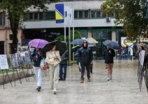 Sarayevoda mina qurbanlarına həsr olunmuş növbəti ekspozisiya keçirilib (FOTO)
