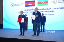 Bakıda Azərbaycan-Kamboca biznes forumu keçirilir (FOTO)