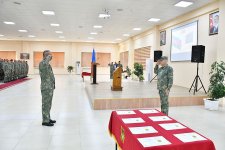 "Zabit heyətini təkmilləşdirmə kursu"nun növbəti buraxılış mərasimi keçirilib (FOTO)