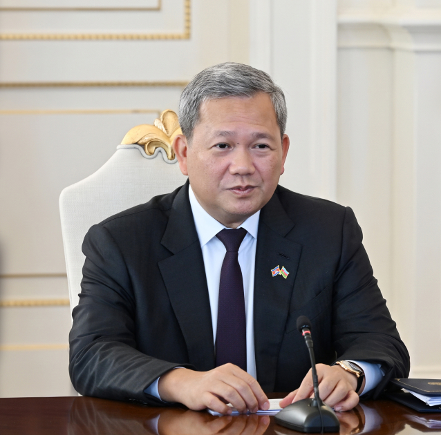 Prezident İlham Əliyevin Kambocanın Baş naziri ilə geniş tərkibdə görüşü olub (FOTO)