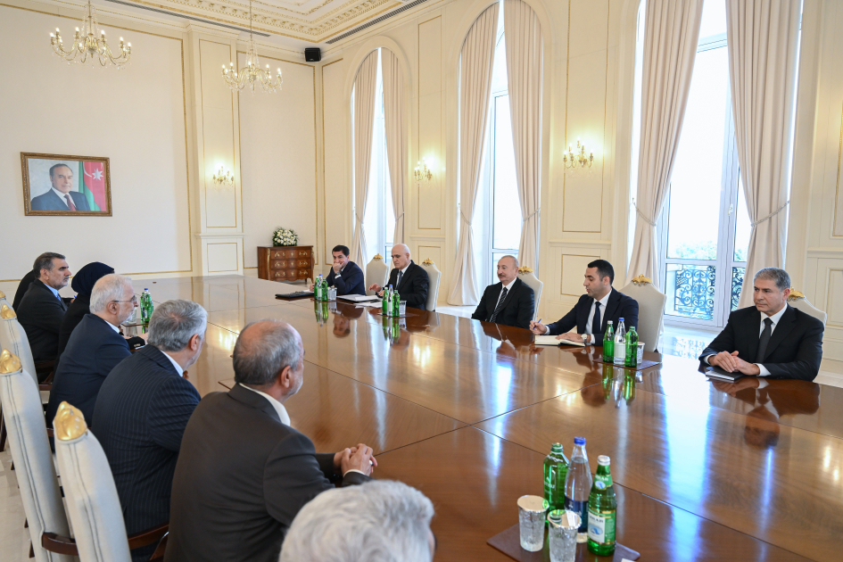 Prezident İlham Əliyev İranın daxili işlər nazirini qəbul edib (FOTO)