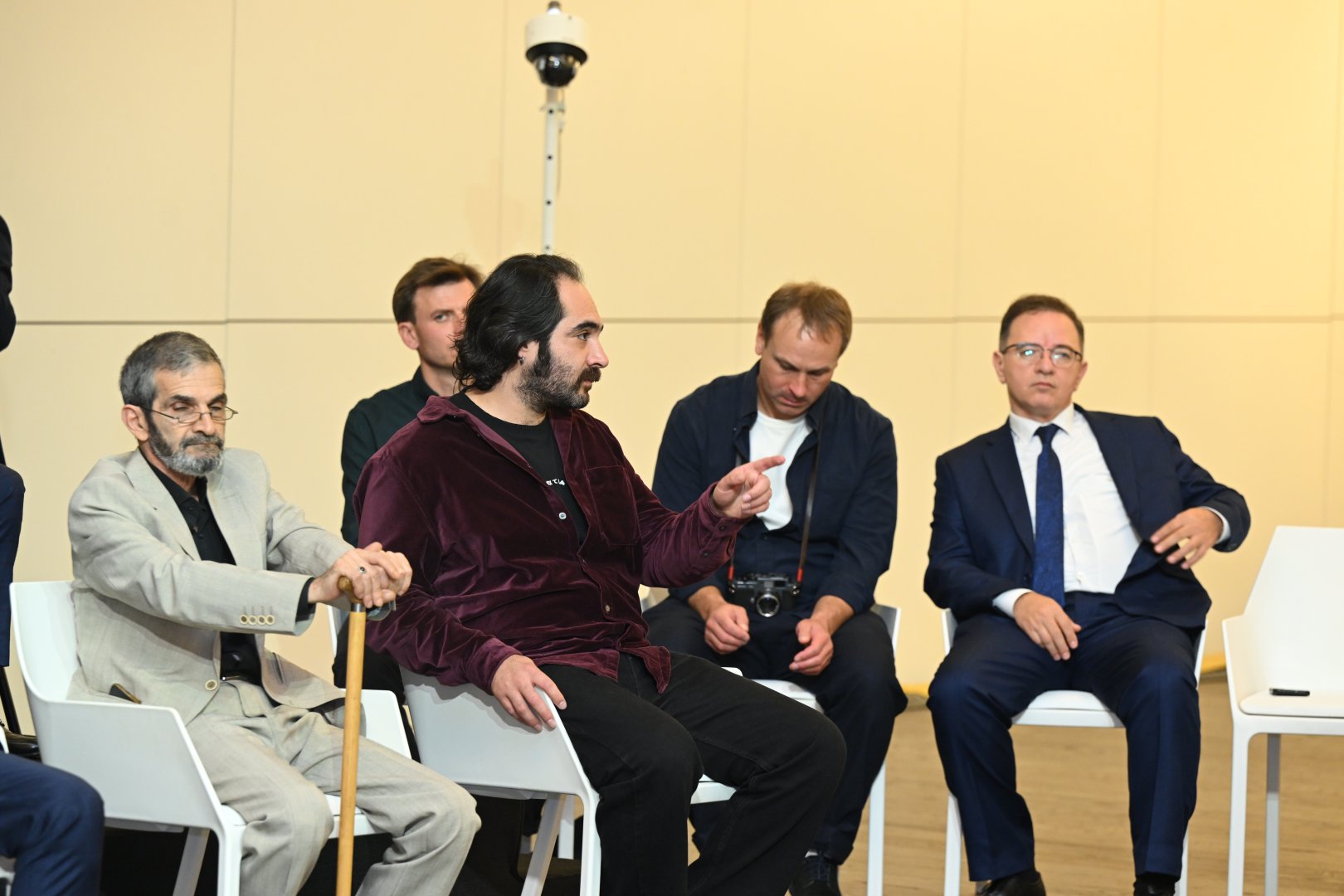 "44" filminin yaradıcı heyətinin brifinqi keçirilib (FOTO/VİDEO)