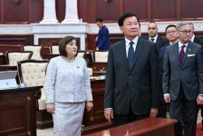 Sahibə Qafarova Laos Prezidenti ilə parlamentlərarası əlaqələri müzakirə edib (FOTO)
