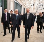 Prezident İlham Əliyevin adından AQEM-in 7-ci Zirvə Görüşünün iştirakçılarının şərəfinə şam yeməyi verilib (FOTO/VİDEO)