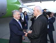 Özbəkistan Prezidenti Azərbaycanda səfərdədir (FOTO)