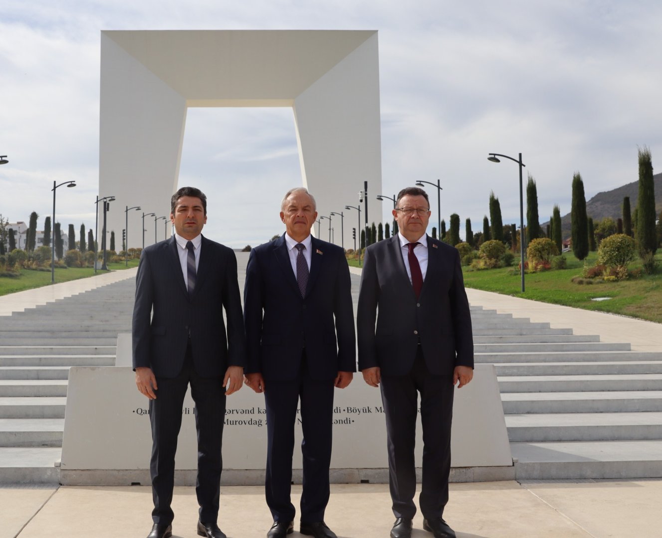 Belarus Milli Assambleyasının Nümayəndələr Palatasının sədri Xankəndiyə səfər edib (FOTO)
