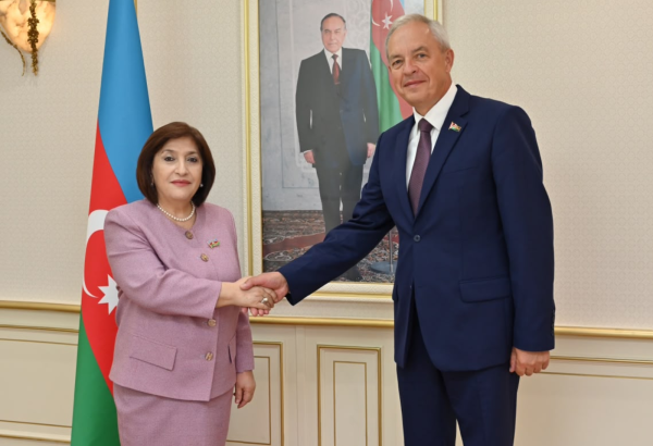 Sahibə Qafarova Belarus parlamentinin palata sədri ilə əməkdaşlığın inkişafını müzakirə edib