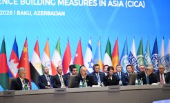 Prezident İlham Əliyev AQEM-in 7-ci Zirvə Toplantısında çıxış edib (FOTO)