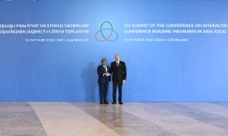 Prezident İlham Əliyev AQEM-in 7-ci Zirvə Toplantısında çıxış edib (FOTO)
