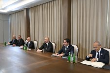 Prezident İlham Əliyev Qətər Dövlətinin Əmiri ilə görüşüb (FOTO)