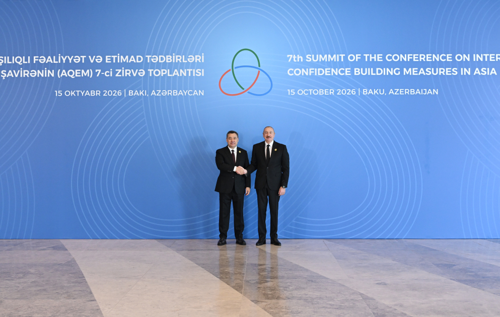 Prezident İlham Əliyev AQEM-in 7-ci Zirvə Toplantısında çıxış edib (FOTO)