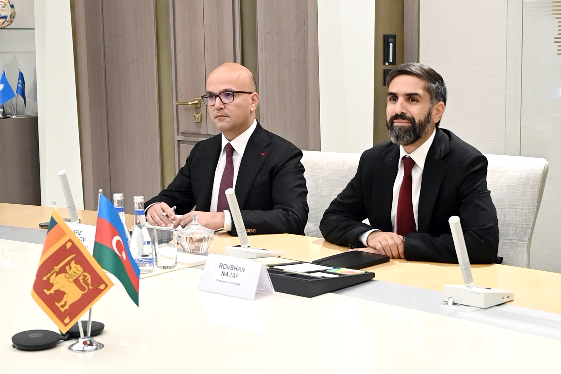 SOCAR ilə Şri-Lanka şirkətləri arasında enerji sektorunda əməkdaşlıq müzakirə olunub (FOTO)