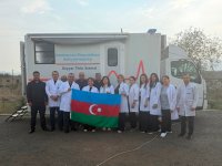 Səhiyyə Nazirliyinin mobil klinikası Xocalıda “Böyük Qayıdış” Proqramı çərçivəsində tibbi xidmət göstərib (FOTO)