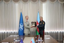 Azərbaycan və NATO arasında hərbi təhsil sahəsində əməkdaşlığın inkişafı müzakirə olunub (FOTO)