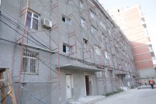 Xaçmaz rayonunda "Şəhərsalma və Memarlıq İli” çərçivəsində çoxmənzilli binalarda əsaslı təmir işləri aparılır (FOTO)