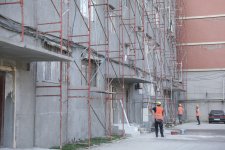 Xaçmaz rayonunda "Şəhərsalma və Memarlıq İli” çərçivəsində çoxmənzilli binalarda əsaslı təmir işləri aparılır (FOTO)