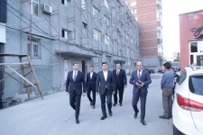 Xaçmaz rayonunda "Şəhərsalma və Memarlıq İli” çərçivəsində çoxmənzilli binalarda əsaslı təmir işləri aparılır (FOTO)