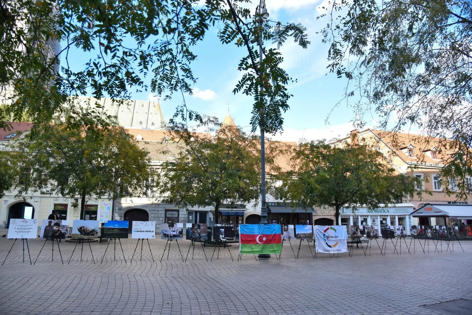 Azərbaycanın mina probleminə dair bu dəfə Xorvatiyada aksiya keçirilib (FOTO)