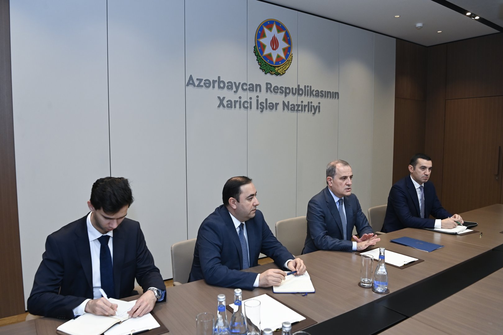 Ceyhun Bayramov AQEM-in Baş katibi ilə Azərbaycanın sədrliyinin nəticələrini müzakirə edib (FOTO)