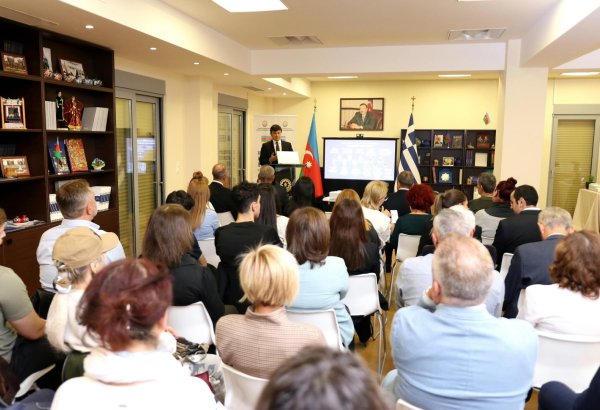 Yunanıstandakı Azərbaycan icması ilə görüş keçirilib (FOTO)