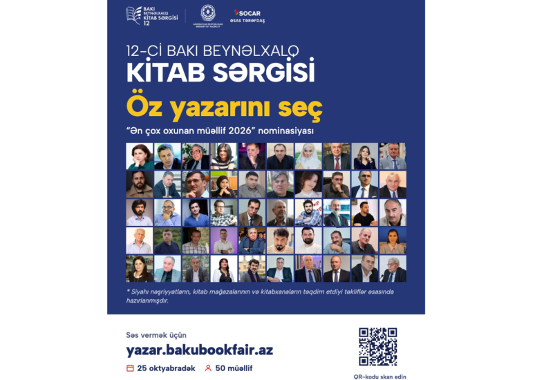 “Öz yazarını seç” – onlayn səsverməyə start verilir