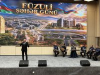 Füzulidə Şəhəri Günü münasibətilə konsert proqramı keçirilib (FOTO)