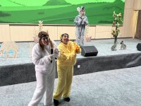 Füzulidə uşaqlar üçün “Tıq-tıq xanım” tamaşası nümayiş etdirilib (FOTO)