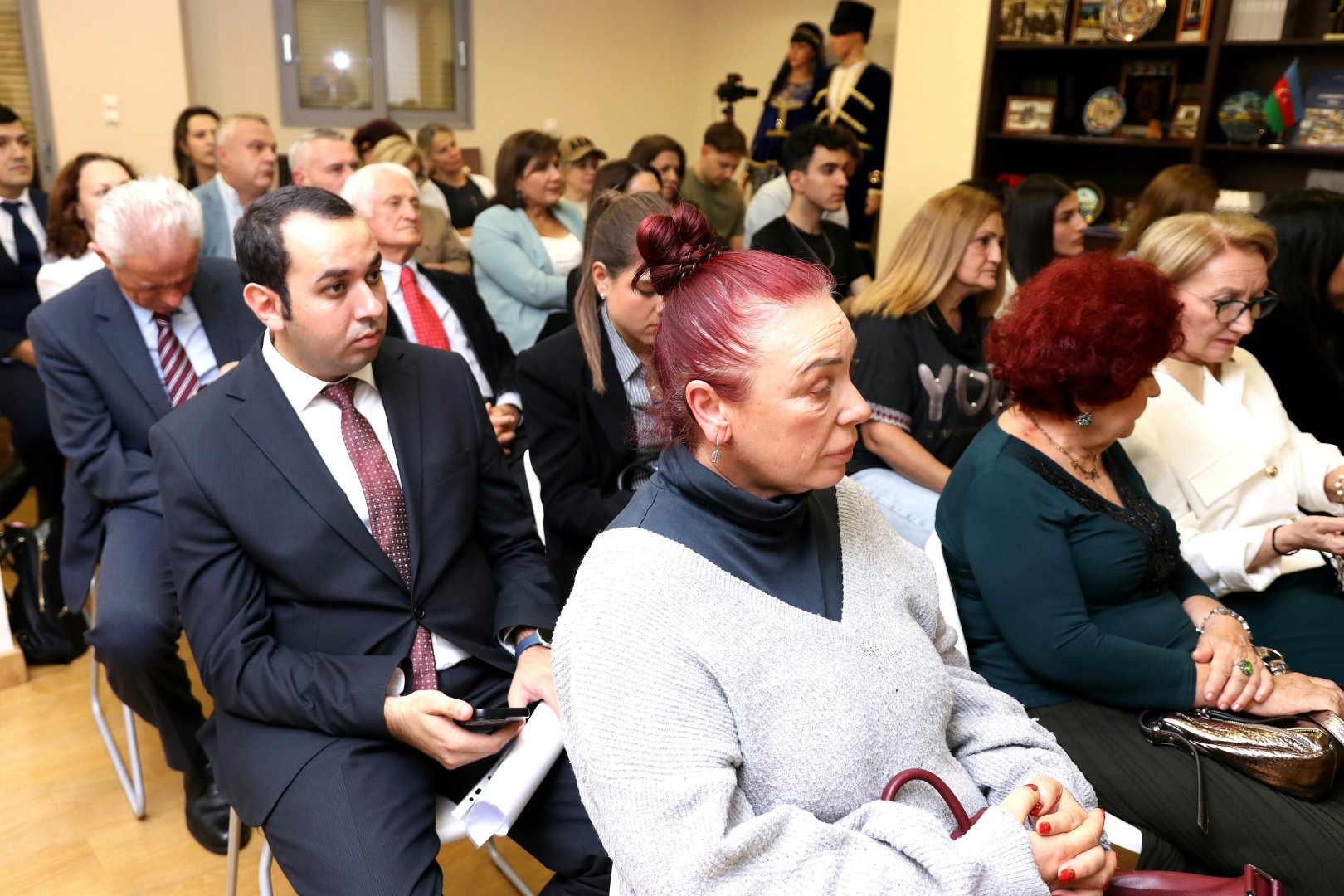 Yunanıstandakı Azərbaycan icması ilə görüş keçirilib (FOTO)