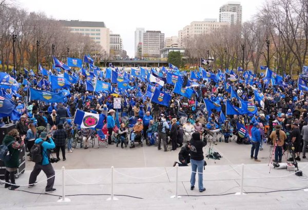 Kanadanın Alberta əyalətində separatçıların mitinqi keçirilib