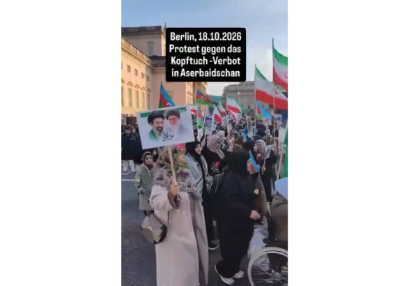 Almaniyada İran agentlərinin ifşası: Azərbaycan himni altında növbəti təxribat (VİDEO)