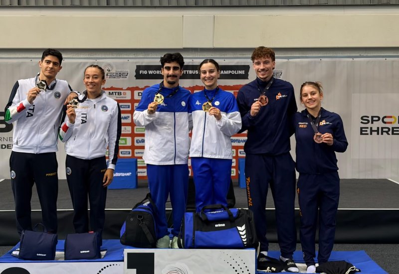 Azərbaycan gimnastları batut gimnastikası üzrə Dünya kubokunda növbəti qızıl medal qazanıblar (FOTO)
