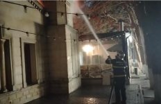 Xırdalanda yaşayış kompleksinin ərazisində yanğın baş verib (FOTO) (YENİLƏNİB)