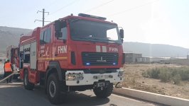 Lökbatan qəsəbəsində obyektdə yanğın baş verib - FHN (FOTO)