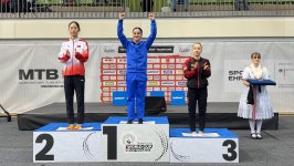 Selcan Mahsudova batut gimnastikası üzrə Dünya kubokunun qalibi olub (FOTO)