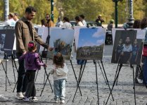 Ermənistanın Azərbaycana qarşı mina müharibəsi Romada fotofaktlarla nümayiş etdirilib (FOTO)