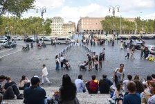 Ermənistanın Azərbaycana qarşı mina müharibəsi Romada fotofaktlarla nümayiş etdirilib (FOTO)