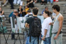 Ermənistanın Azərbaycana qarşı mina müharibəsi Romada fotofaktlarla nümayiş etdirilib (FOTO)
