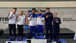 Azərbaycan gimnastları batut gimnastikası üzrə Dünya kubokunda növbəti qızıl medal qazanıblar (FOTO)
