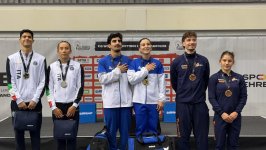 Azərbaycan gimnastları batut gimnastikası üzrə Dünya kubokunda növbəti qızıl medal qazanıblar (FOTO)