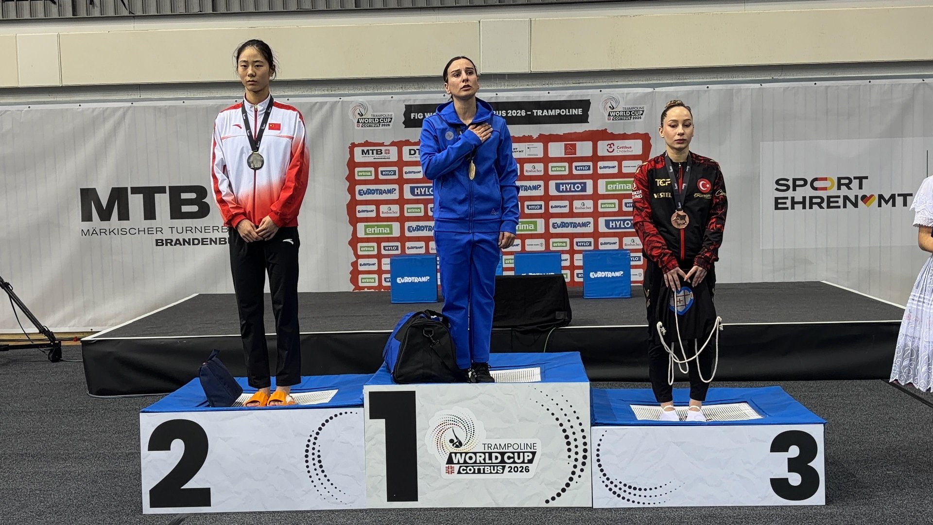 Selcan Mahsudova batut gimnastikası üzrə Dünya kubokunun qalibi olub (FOTO)