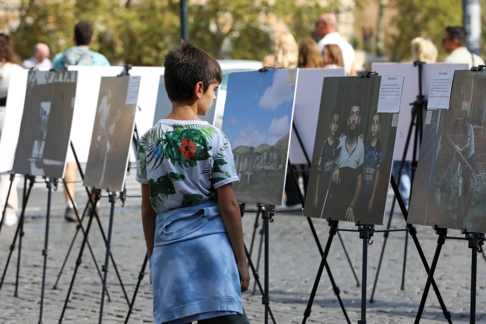 Ermənistanın Azərbaycana qarşı mina müharibəsi Romada fotofaktlarla nümayiş etdirilib (FOTO)