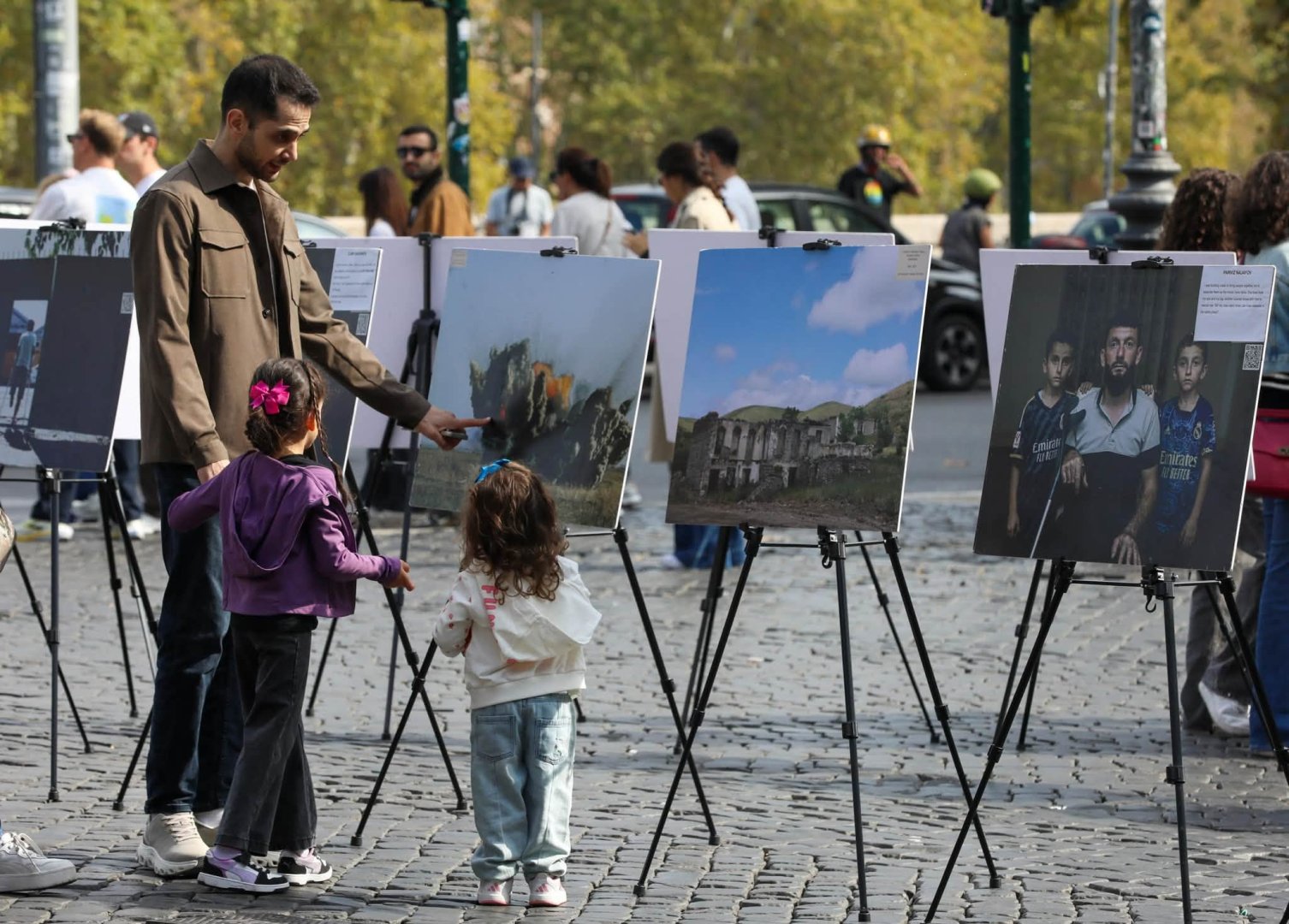 Ermənistanın Azərbaycana qarşı mina müharibəsi Romada fotofaktlarla nümayiş etdirilib (FOTO)