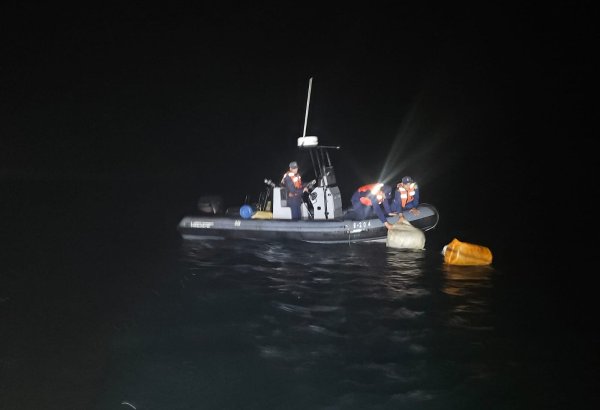 Xəzər dənizinin Azərbaycana mənsub hissəsində qaçaqmal aşkar olunub (FOTO)