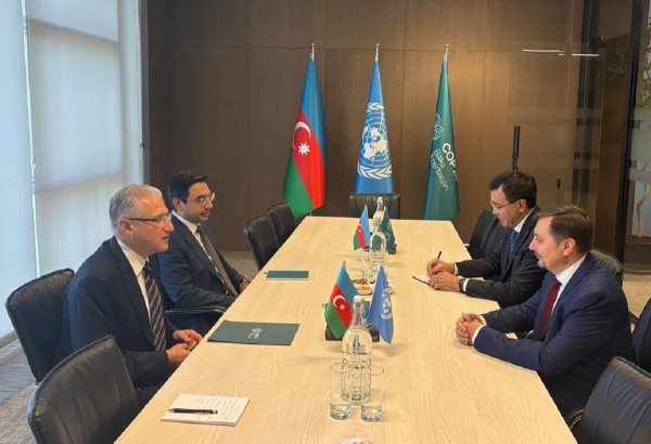 Azərbaycan və BMT Xəzər dənizində suyun səviyyəsinin azalmasını müzakirə ediblər