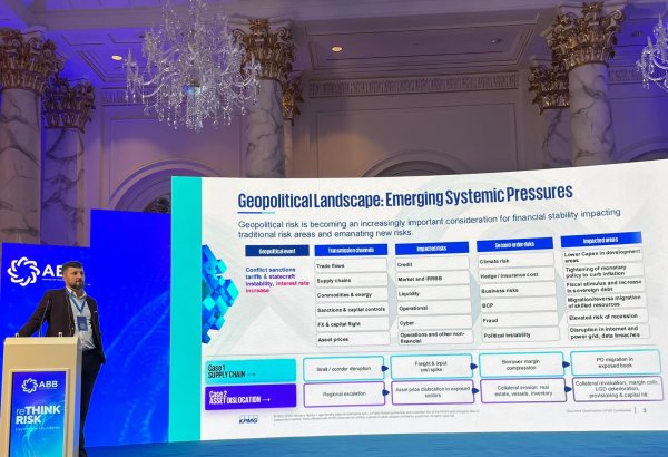 KPMG - Banklar qarşılıqlı əlaqəli risklərin məcmu təsirini qiymətləndirməlidirlər